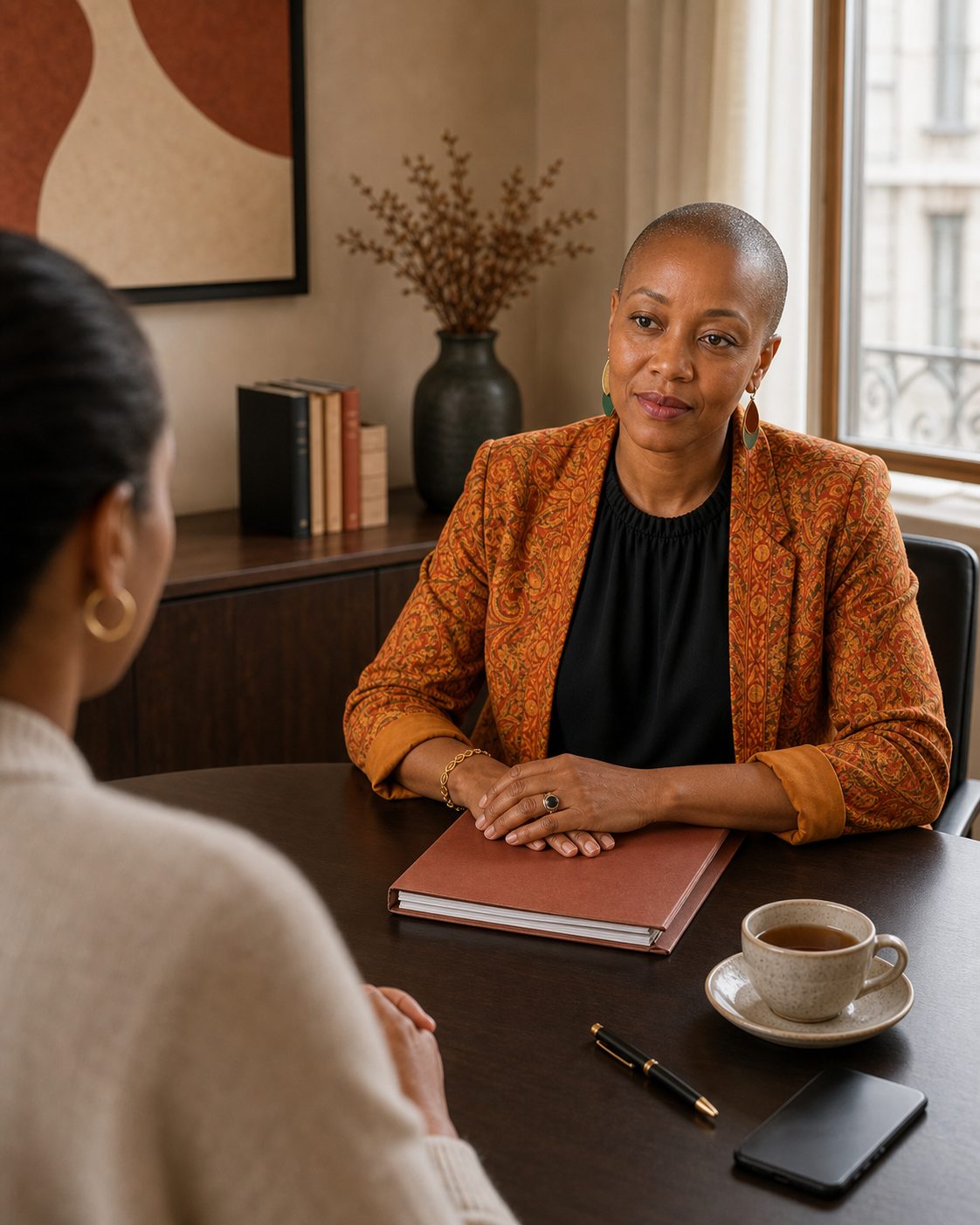 Martine Mamvibidila en consultation dans son cabinet